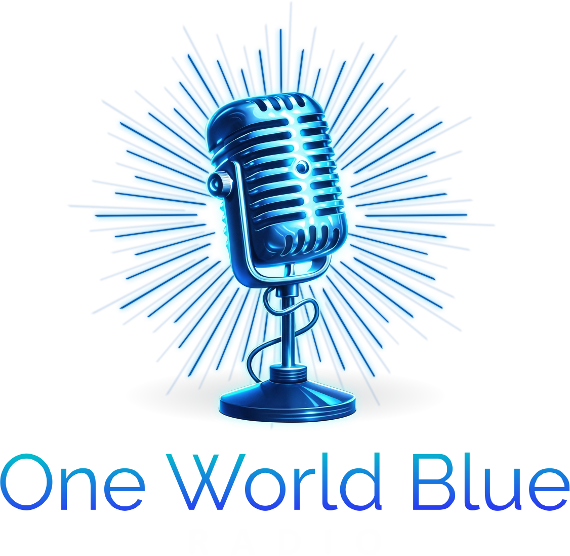 One World Blue Radio Logo